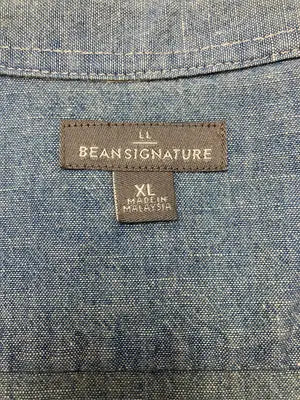 BEAN SIGNATURE/シャツ/ブラウス/トップス/スカイブルー/XL