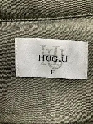 HUG U/ハグユー/トレンチコート/ジャケット/アウター/グリーン/F