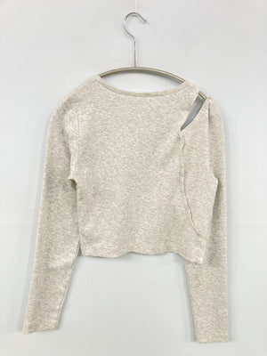 feepur/フィープル/ニット/セーター/トップス/グレー/M