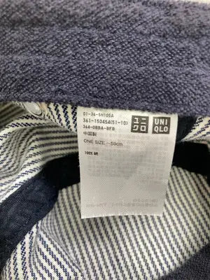 UNIQLO/ユニクロ/キャップ/帽子/ネイビー/ONE SIZE〜59
