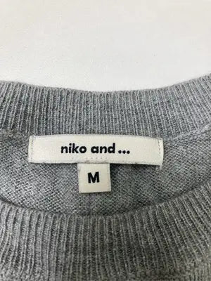 niko and .../ニコアンド/ニット/セーター/トップス/グレー/M