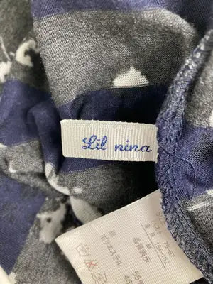 Lil nina/リルニーナ/Tシャツ/カットソー/トップス/ネイビー/M
