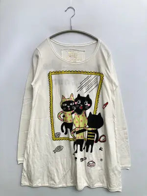 LALACUB/ララキューブ/Tシャツ/カットソー/トップス/ホワイト/F