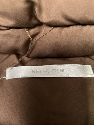 RETRO GIRL/レトロガール/ダウンジャケット/コート/ジャケット/アウター/ブラウン/M