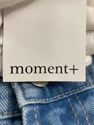 moment+/モーメントプラス/デニムパンツ/パンツ/ブルー/M