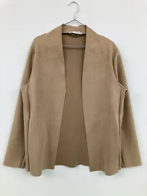 ZARA/ザラ/ノーカラージャケット/ジャケット/アウター/ベージュ/EUR M/USA M/MEX 40