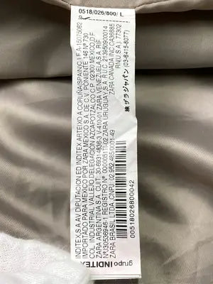 ZARA BASIC/ザラベーシック/トレンチコート/ジャケット/アウター/ブラック/L