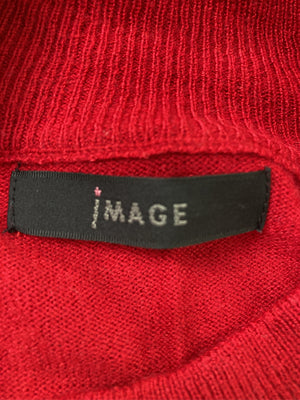 IMAGE/イメージ/ニット/セーター/トップス/レッド/L