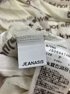 JEANASIS/ジーナシス/Tシャツ/カットソー/トップス/ベージュ/F