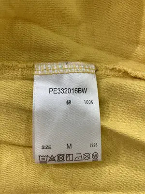 Perushu/ペルーシュ/Tシャツ/カットソー/トップス/イエロー/M