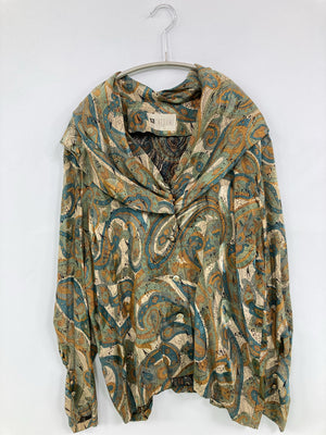 TATSUMI/シャツ/ブラウス/トップス/カーキ