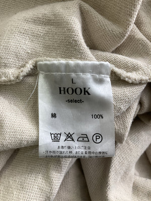 HOOK/フック/Tシャツ/カットソー/トップス/アイボリー/L