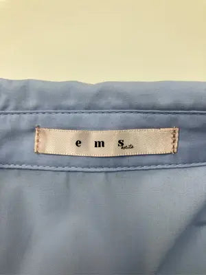 ems excite/エムズエキサイト/シャツ/ブラウス/トップス/スカイブルー/F