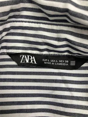 ZARA/ザラ/シャツ/ブラウス/トップス/ブルー/L