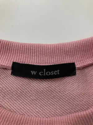 w closet/ダブルクローゼット/Tシャツ/カットソー/トップス/ピンク/F