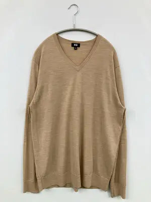 UNIQLO/ユニクロ/ニット/セーター/トップス/ベージュ/XL