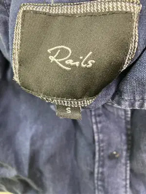 Rails/シャツ/ブラウス/トップス/ネイビー/S