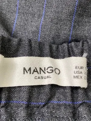 MANGO/マンゴ/スラックス/パンツ/グレー/USA XS