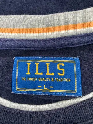 ills/イルズ/Tシャツ/カットソー/トップス/ネイビー/L