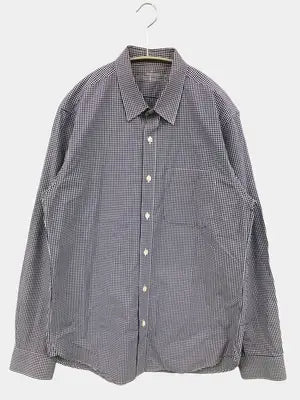 無印良品/ムジルシリョウヒン/シャツ/ブラウス/トップス/ネイビー/L