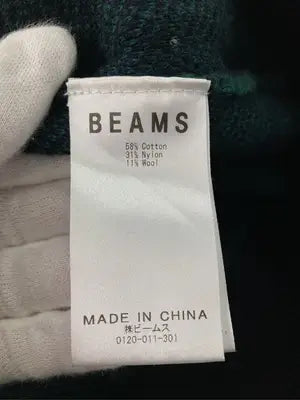 BEAMS/ビームス/ニット/セーター/トップス/グリーン/L