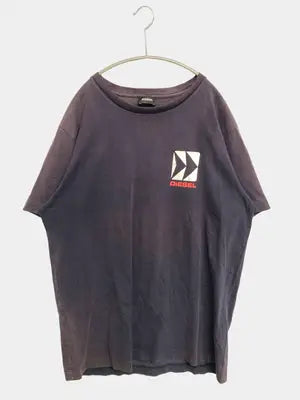 DIESEL/ディーゼル/Tシャツ/カットソー/トップス/ブラック/XL