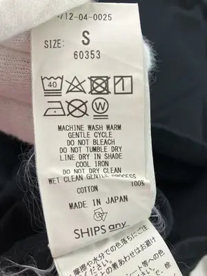 SHIPS any/Tシャツ/カットソー/トップス/ブラック/S