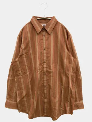 UNIQLO U/ユニクロユー/シャツ/ブラウス/トップス/ブラウン/L
