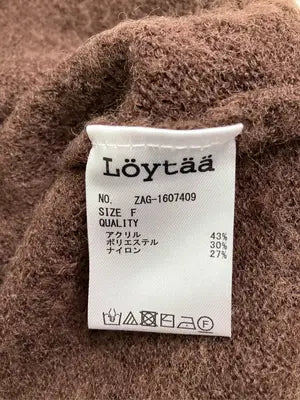 Loytaa/ロイター/ニット/セーター/トップス/ブラウン/F