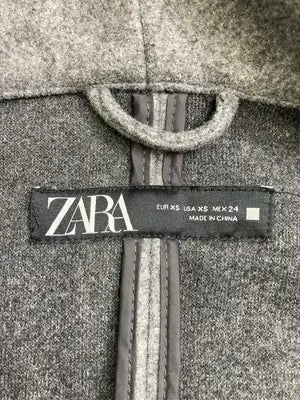 ZARA/ザラ/チェスターコート/ジャケット/アウター/グレー/XS