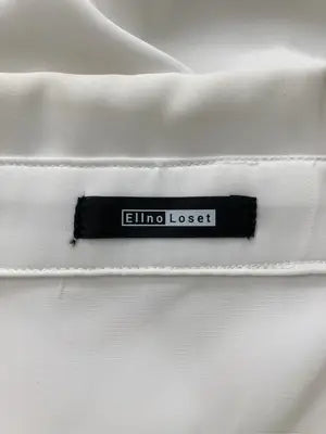 Ellno Loset/エルノロゼット/シャツ/ブラウス/トップス/ホワイト/M