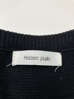 Adoon plain/アドーンプレーン/カーディガン/ボレロ/トップス/ブラック/F