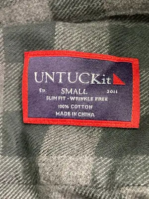 UNTUCKit/シャツ/ブラウス/トップス/グレー/S