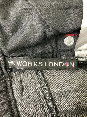 HK WORKS LONDON/エイチケーワークスロンドン/デニムパンツ/パンツ/ブラック/ウエスト 67 ヒップ 91
