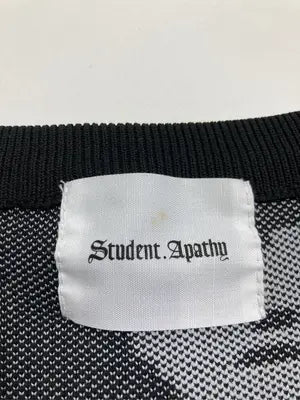 Student Apathy/スチューデントアパシー/ベスト/トップス/ブラック/L