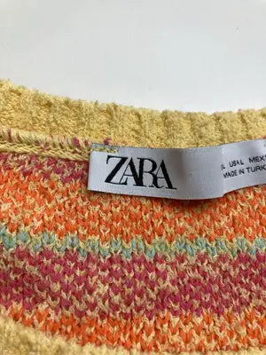 ZARA/ザラ/ベスト/トップス/オレンジ/EUR L