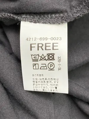 CITEN/シテン/Tシャツ/カットソー/トップス/グレー/FREE