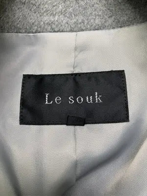 Le souk/ノーカラーコート/ジャケット/アウター/グレー/36