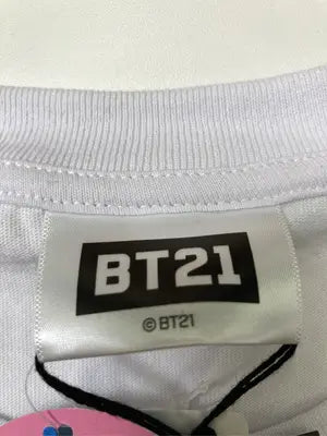 BT21/Tシャツ/カットソー/トップス/ホワイト/M