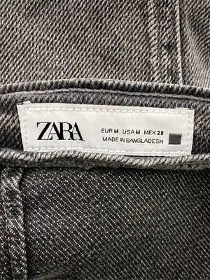 ZARA/ザラ/デニムスカート/スカート/ブラック/USA M