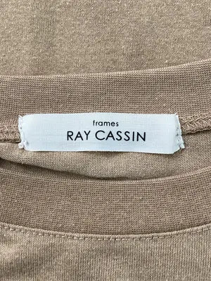 Ray Cassin/レイカズン/Tシャツ/カットソー/トップス/ブラウン/FREE