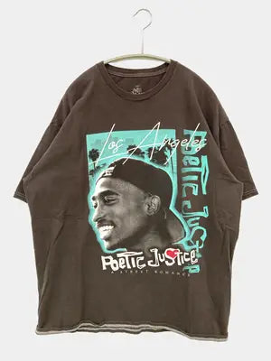 PoeTic Justice/ポエティックジャスティス/Tシャツ/カットソー/トップス/ブラウン/XL