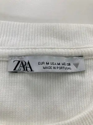 ZARA/ザラ/Tシャツ/カットソー/トップス/ホワイト/M