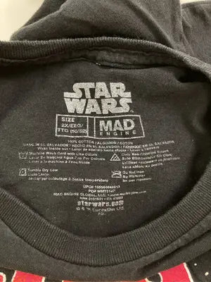 STARWARS/スターウォーズ/Tシャツ/カットソー/トップス/ブラック/2X