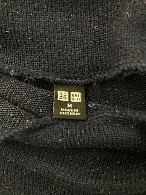 UNIQLO/ユニクロ/ニット/セーター/トップス/ネイビー/M