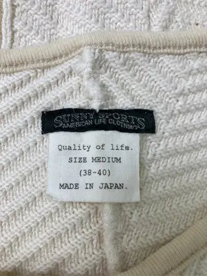 SUNNY SPORTS/サニースポーツ/ニット/セーター/トップス/アイボリー/MEDIUM(38-40)