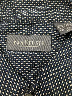 VAN HEUSEN/ヴァンヒューゼン/シャツ/ブラウス/トップス/ネイビー/XL