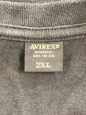 AVIREX/アヴィレックス/Tシャツ/カットソー/トップス/ブラック/2XL