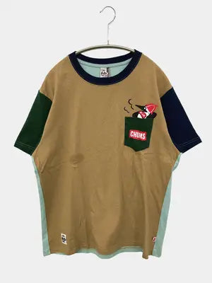 CHUMS/チャムス/Tシャツ/カットソー/トップス/ベージュ/M