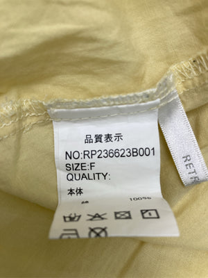 RETRO GIRL/レトロガール/シャツ/ブラウス/トップス/イエロー/F